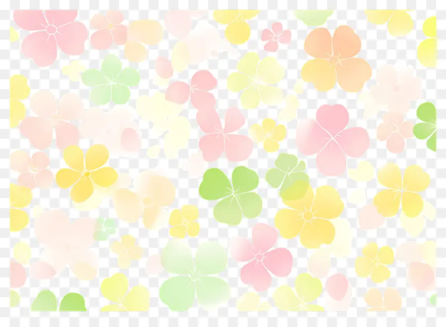 Fundo De Flor，Flores Coloridas PNG