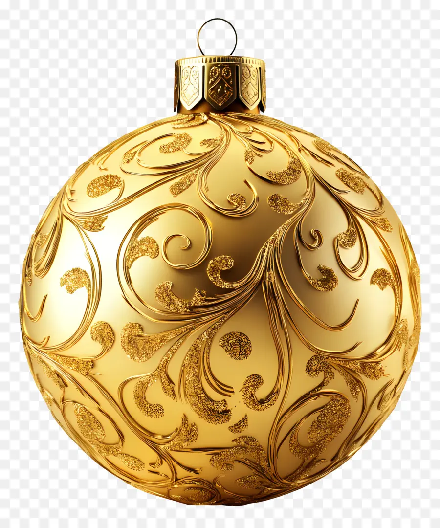 Ouro De Natal，Enfeite De Natal PNG