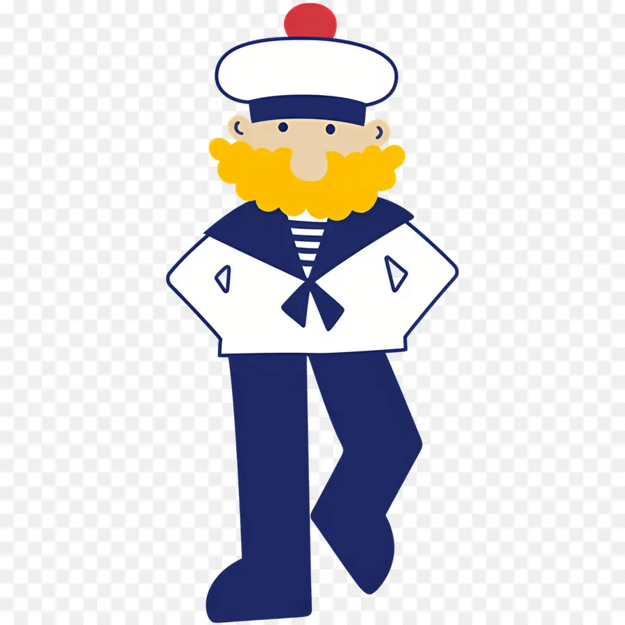 CapitÃo Willy，Marinheiro Com Barba PNG