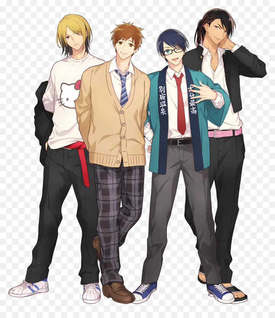 Sanrio Danshi，Personagens De Anime PNG