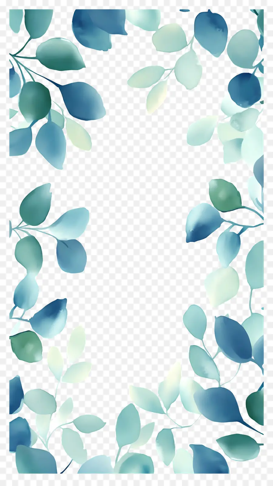 Fundo De Flor，Borda Da Folha PNG