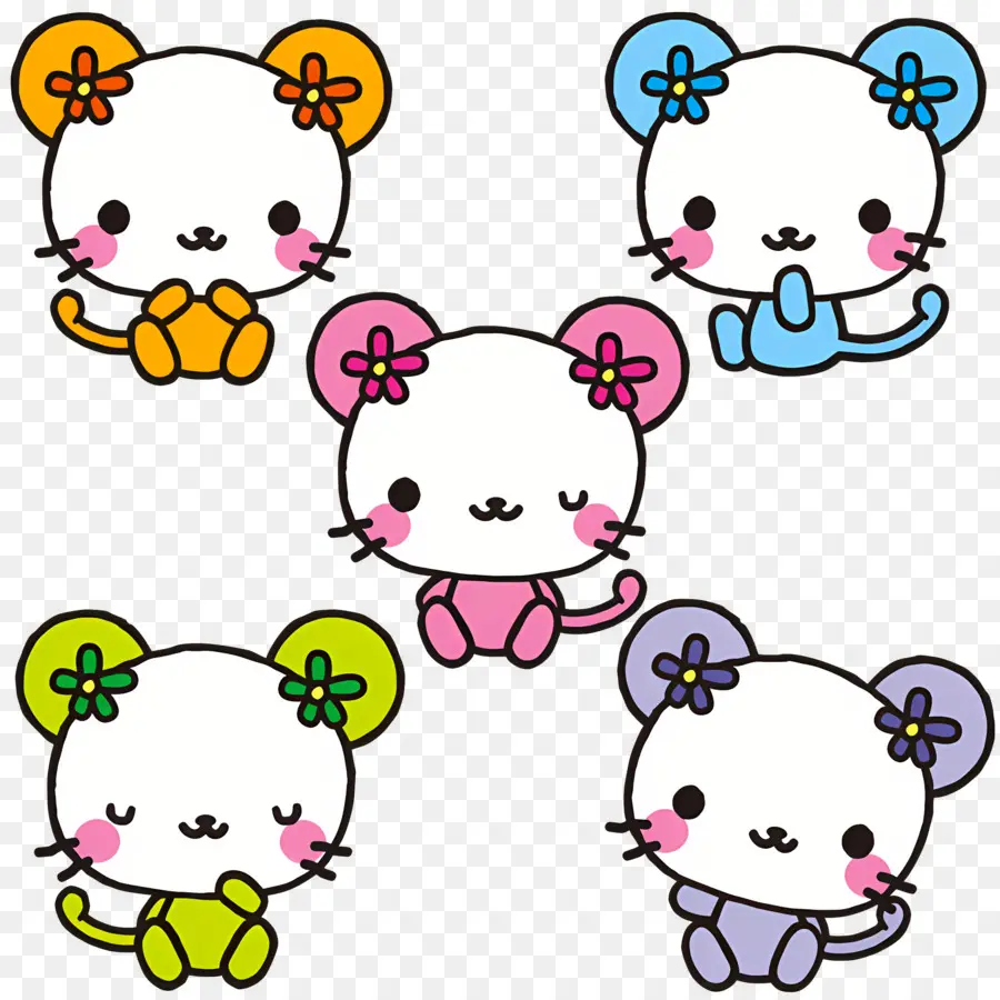 Chupies，Ratos Coloridos PNG