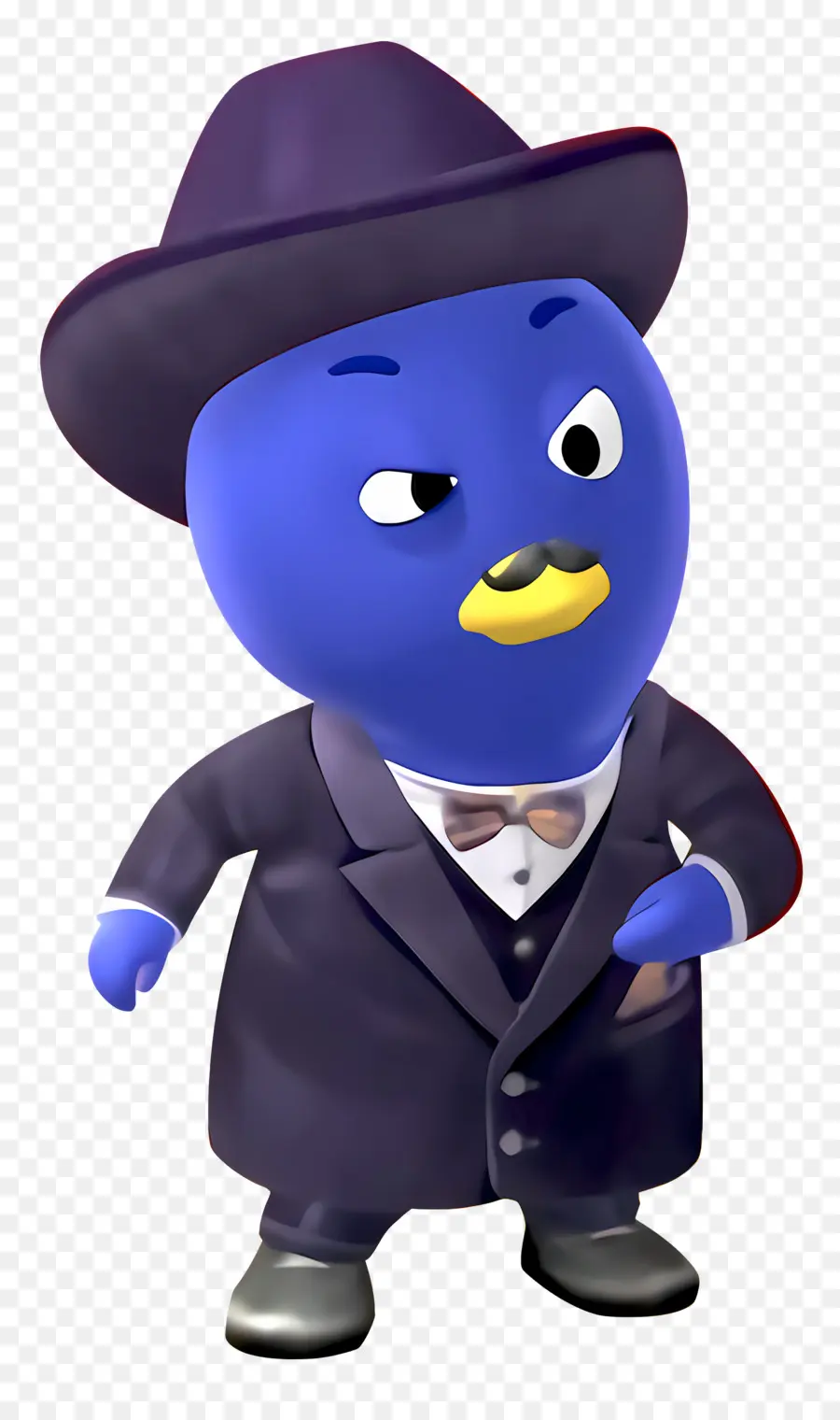 Backyardigans，Pinguim Azul PNG