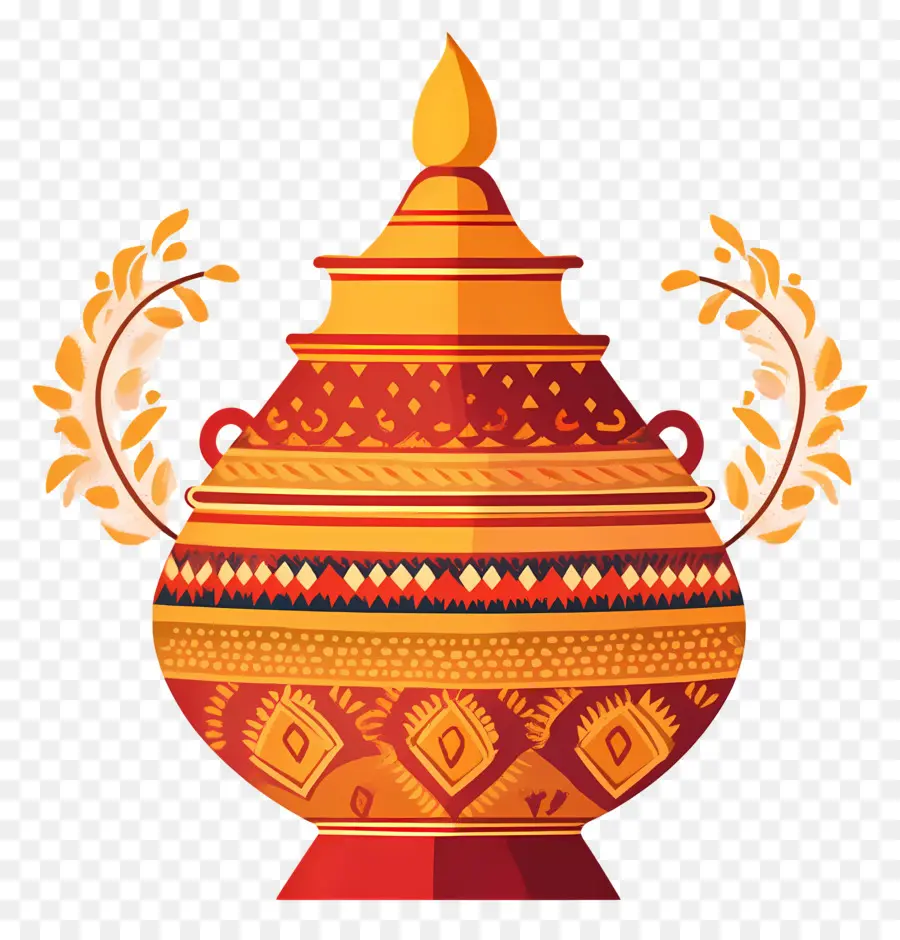 Pote Kalash Indiano，Pote Decorativo PNG