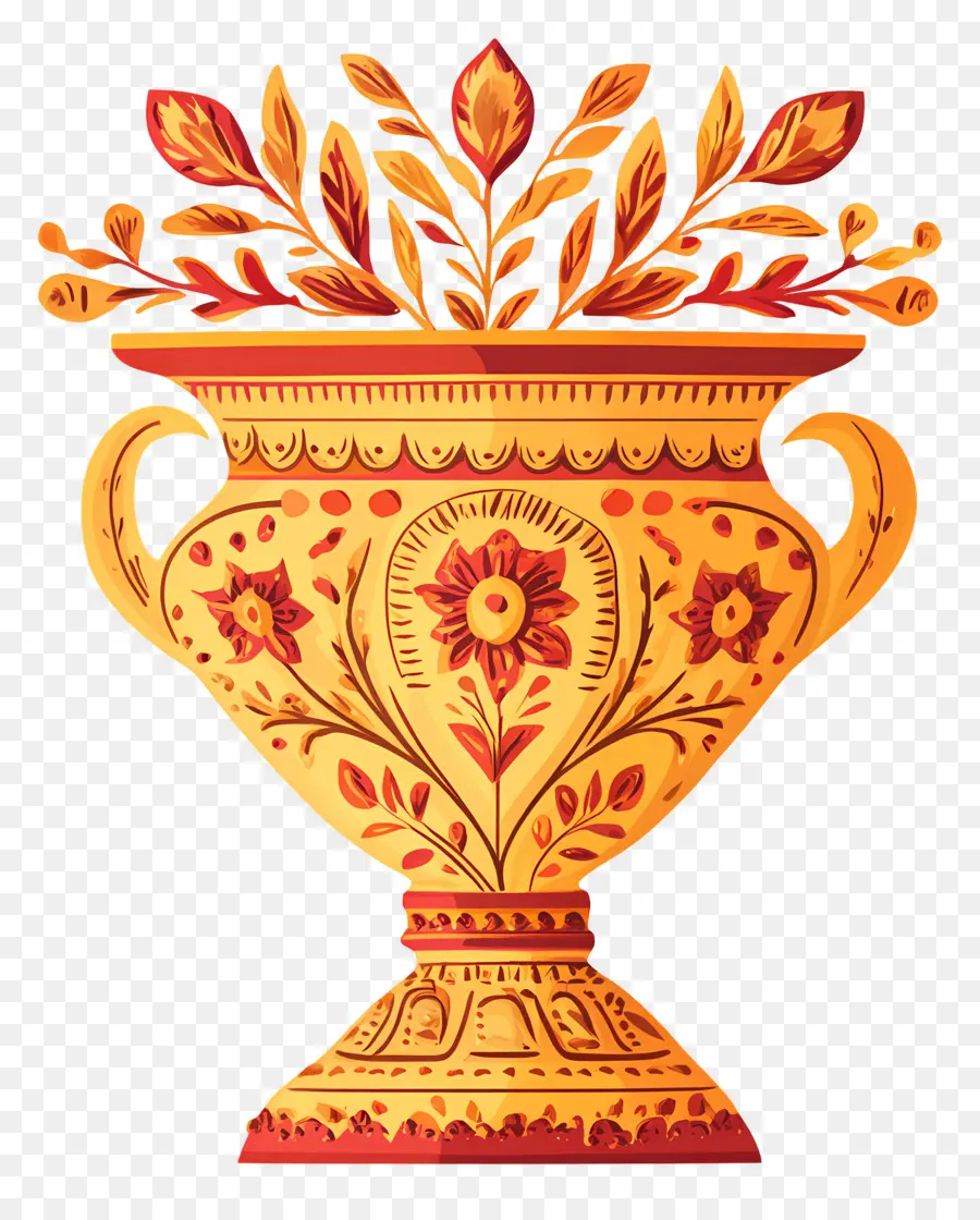 Pote De Casamento Indiano，Troféu Decorativo PNG