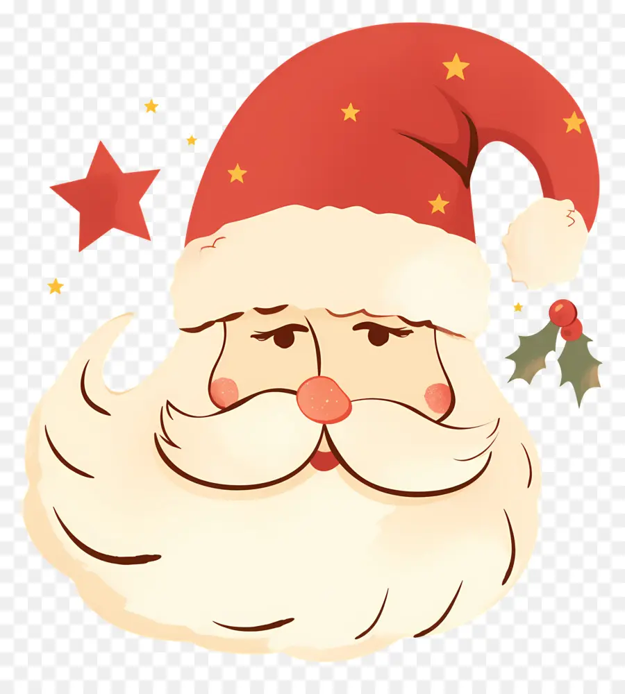 Papai Noel，Terno Vermelho PNG