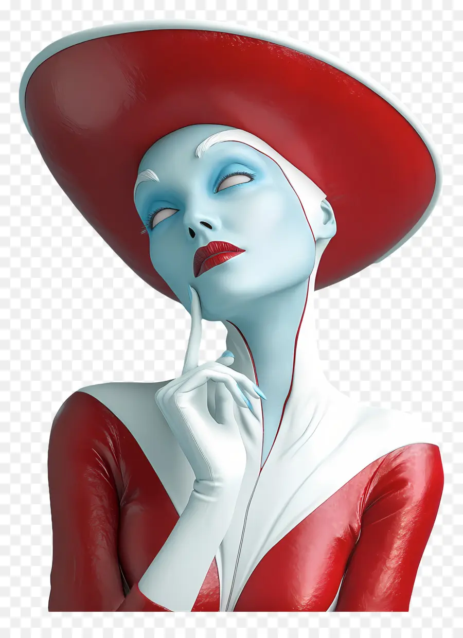 Mulher Da Moda，Personagem Estiloso PNG