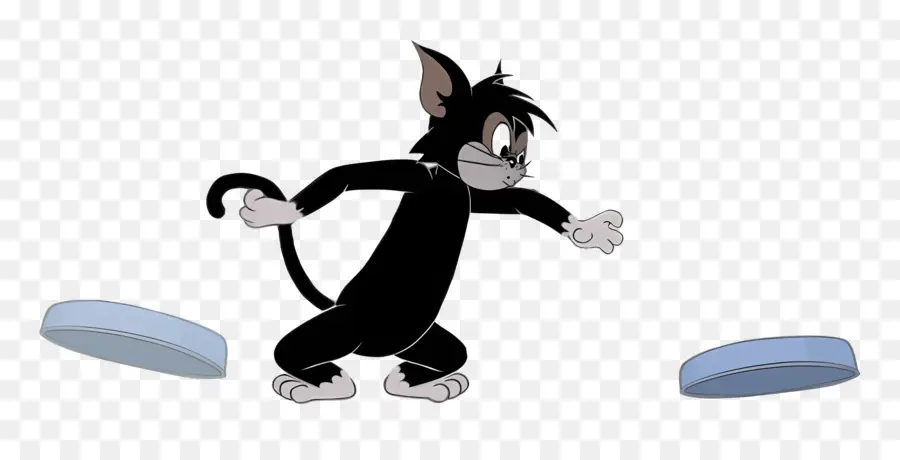 Gato Butch，Gato Preto De Desenho Animado PNG