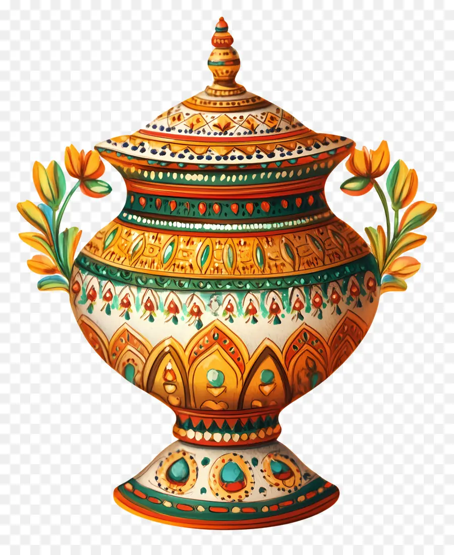 Símbolo De Casamento Indiano，Pote Decorativo PNG