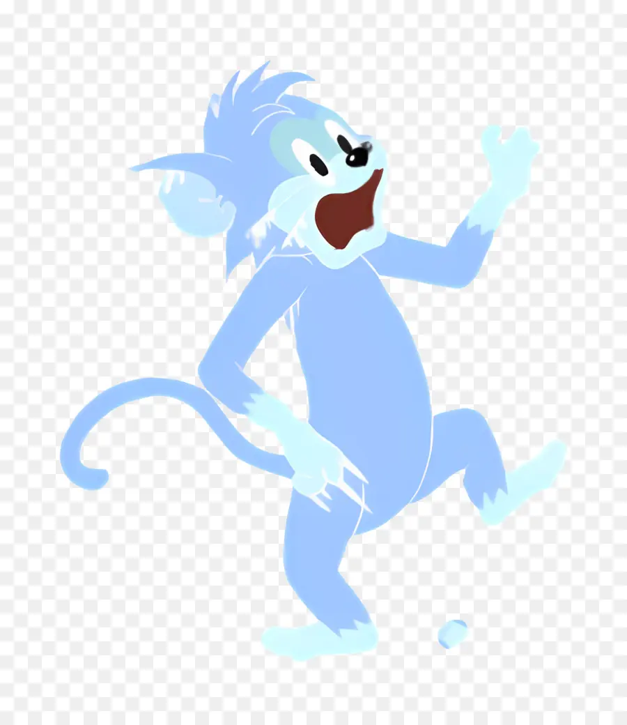 Gato Butch，Gato Fantasma Azul PNG