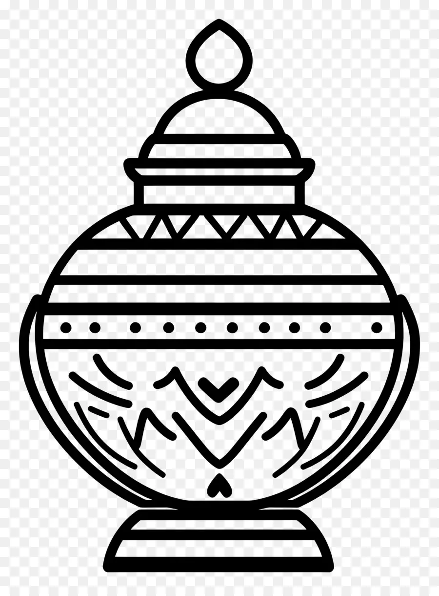 Símbolo De Casamento Indiano，Pote Decorativo PNG