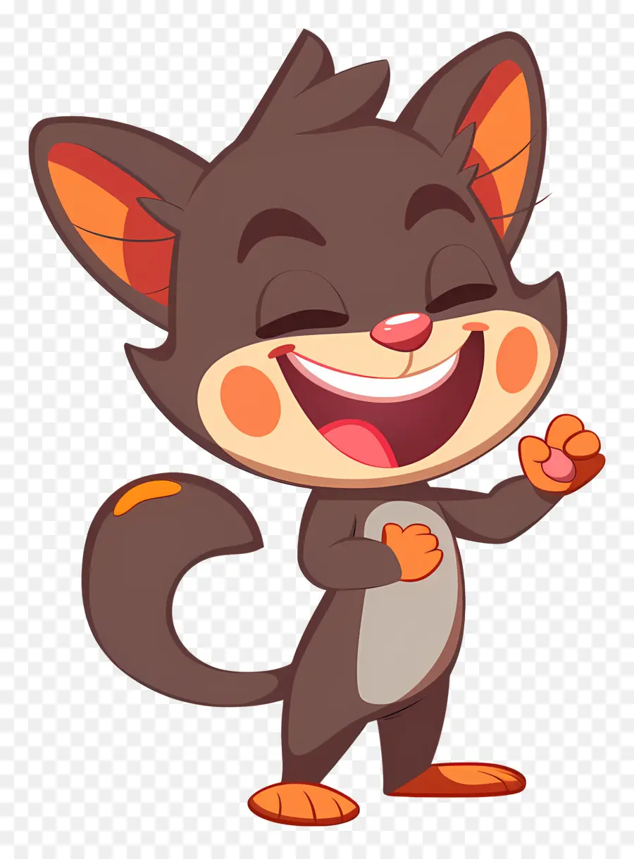 Rato De Desenho Animado，Gato Fofo De Desenho Animado PNG