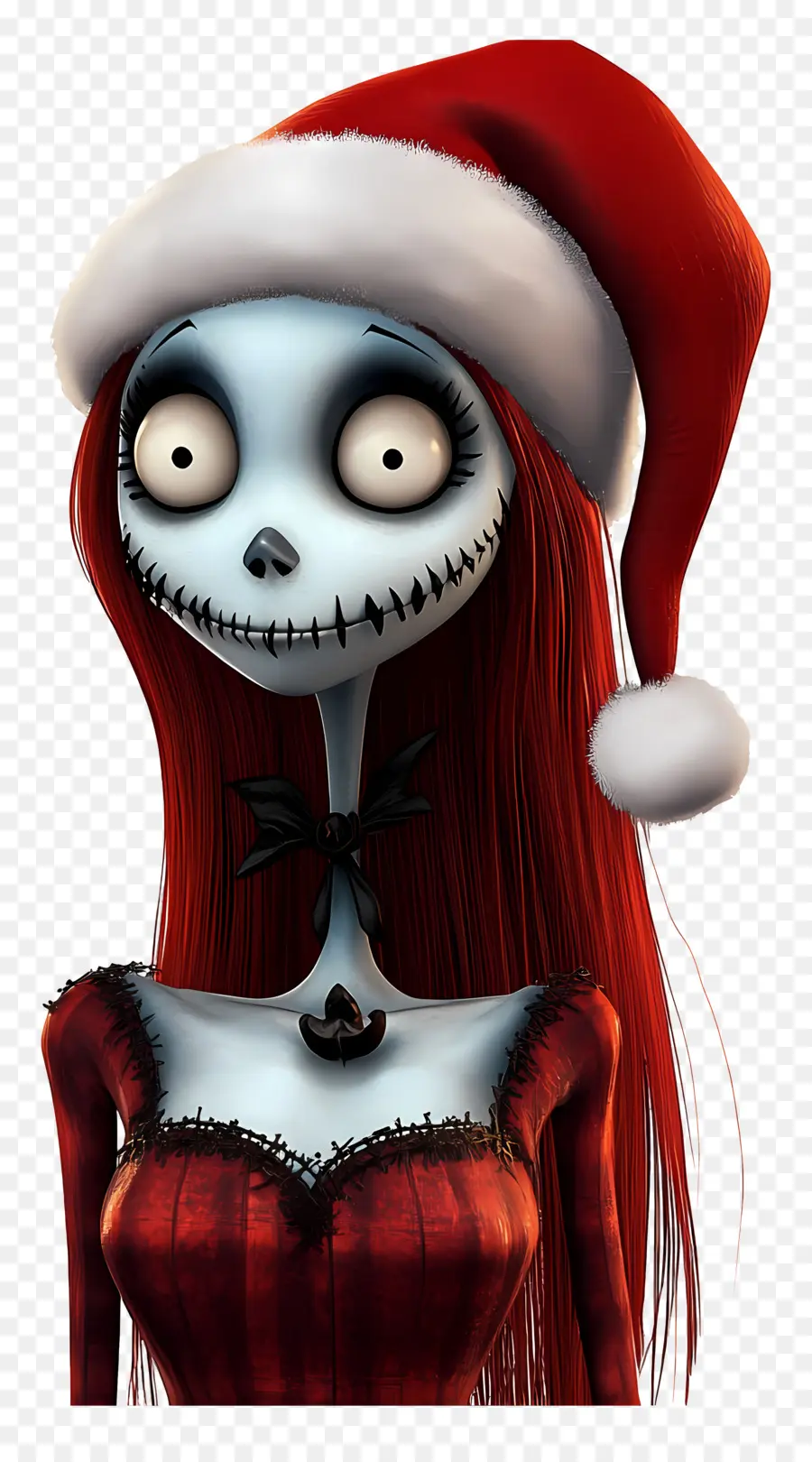 Sally，Personagem De Chapéu De Papai Noel PNG