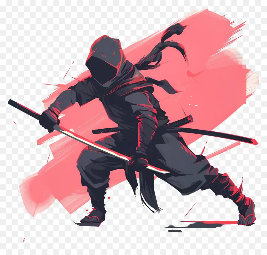 Ninja，Ninja Com Espada PNG