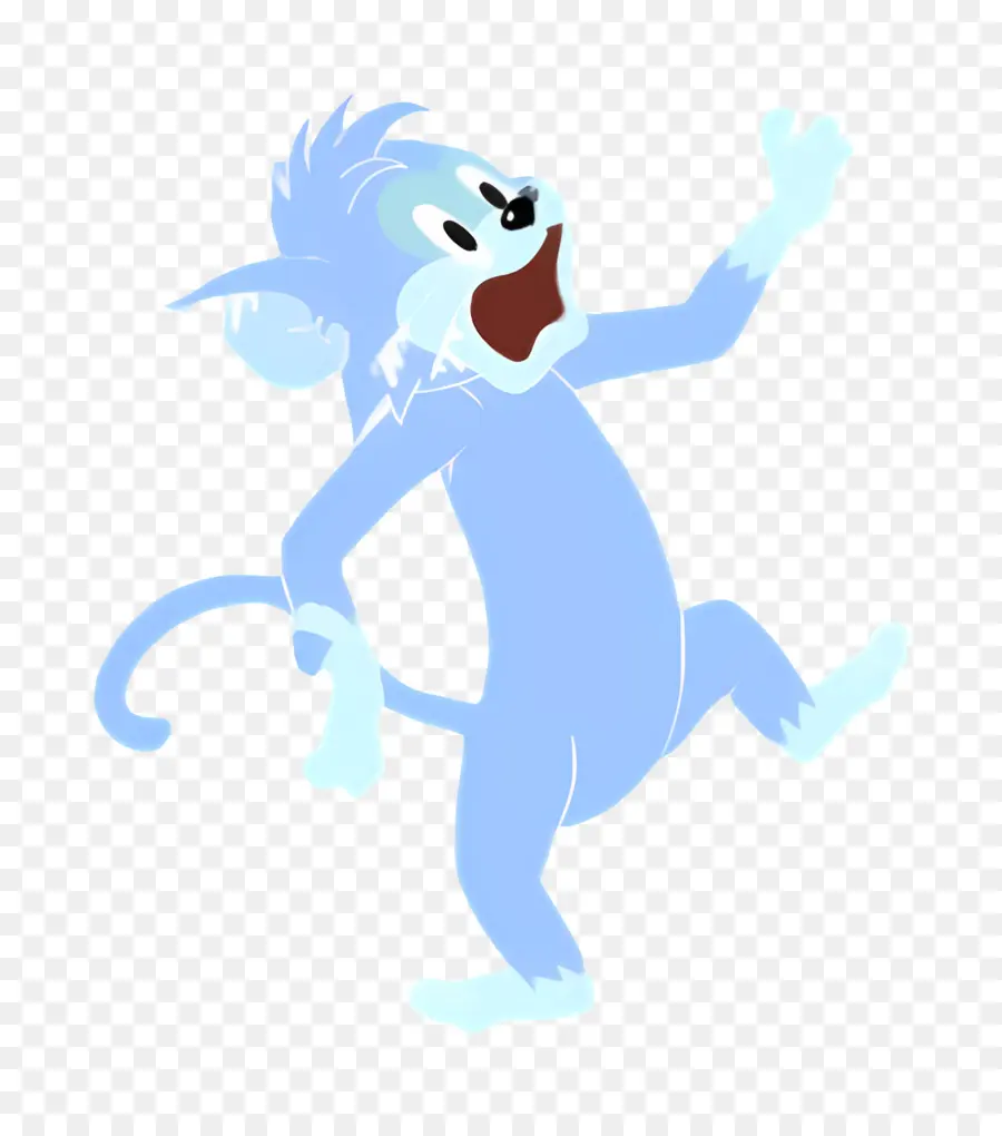 Gato Butch，Gato Fantasma Azul PNG