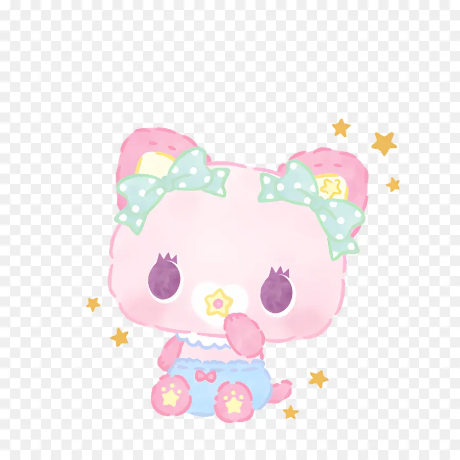 Mewkledreamy，Personagem Rosa Fofo PNG