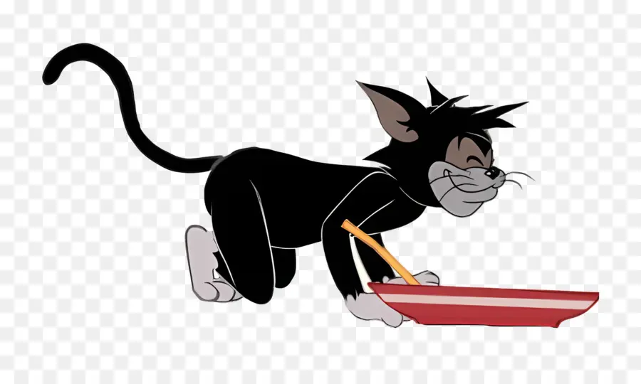 Gato Butch，Gato Preto De Desenho Animado PNG