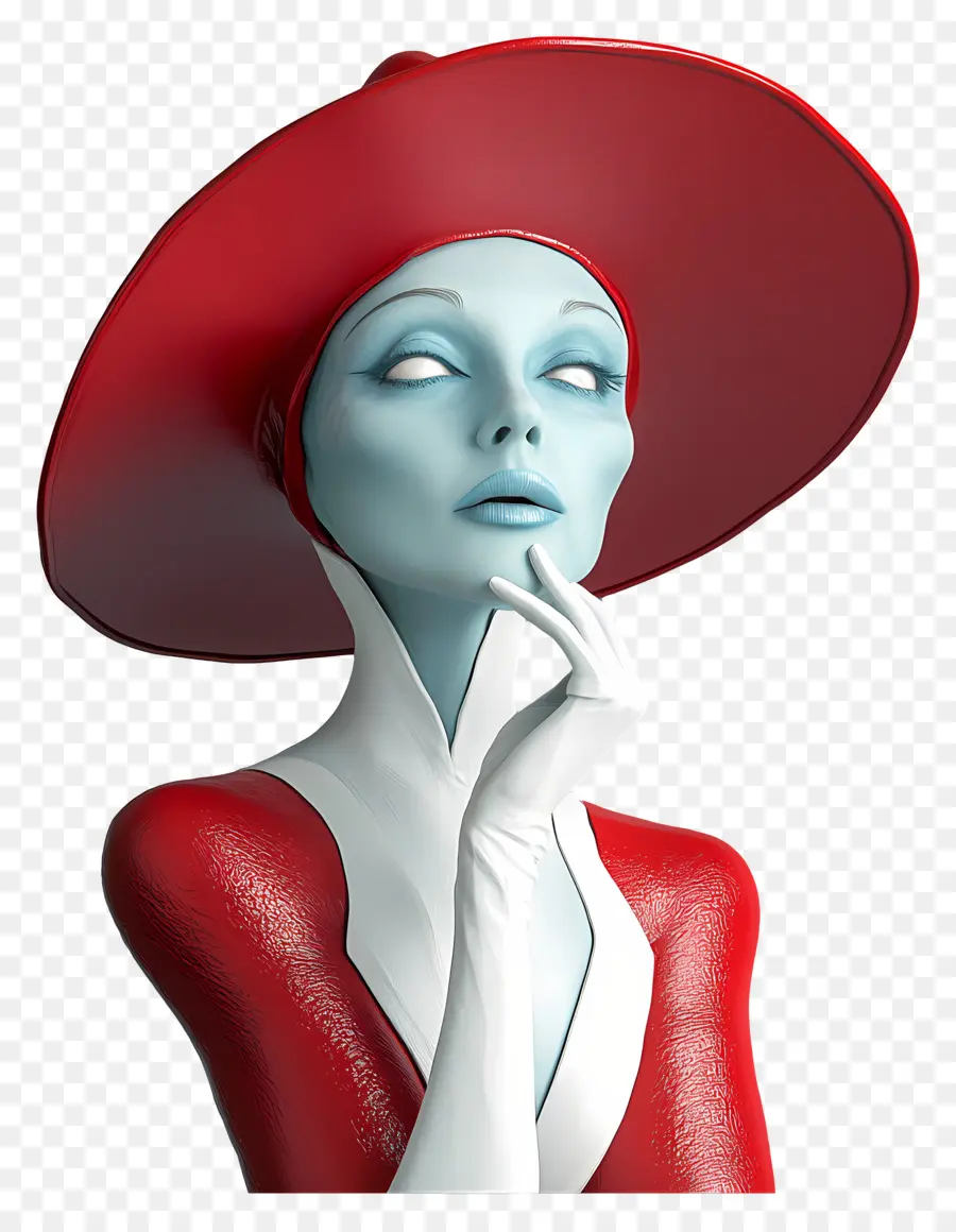 Mulher Da Moda，Personagem Estiloso PNG