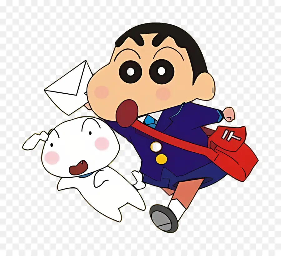 Shinchan，Menino De Desenho Animado Com Carta PNG