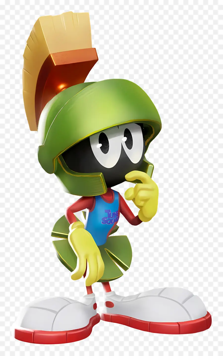 Marvin O Marciano，Marciano Em Armadura Verde PNG