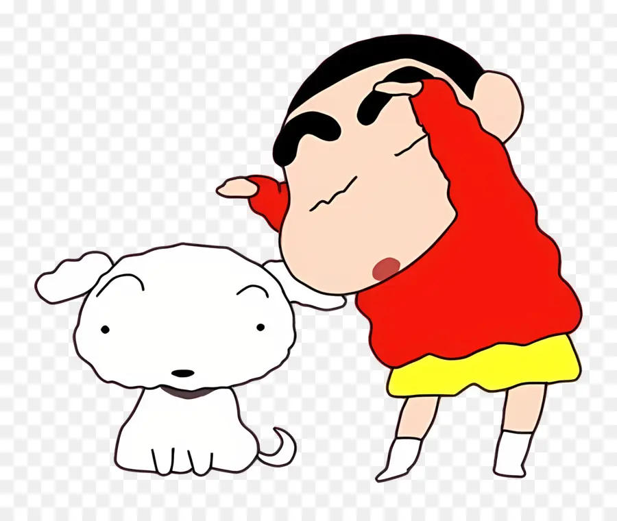 Shinchan，Menino De Desenho Animado Dançando PNG