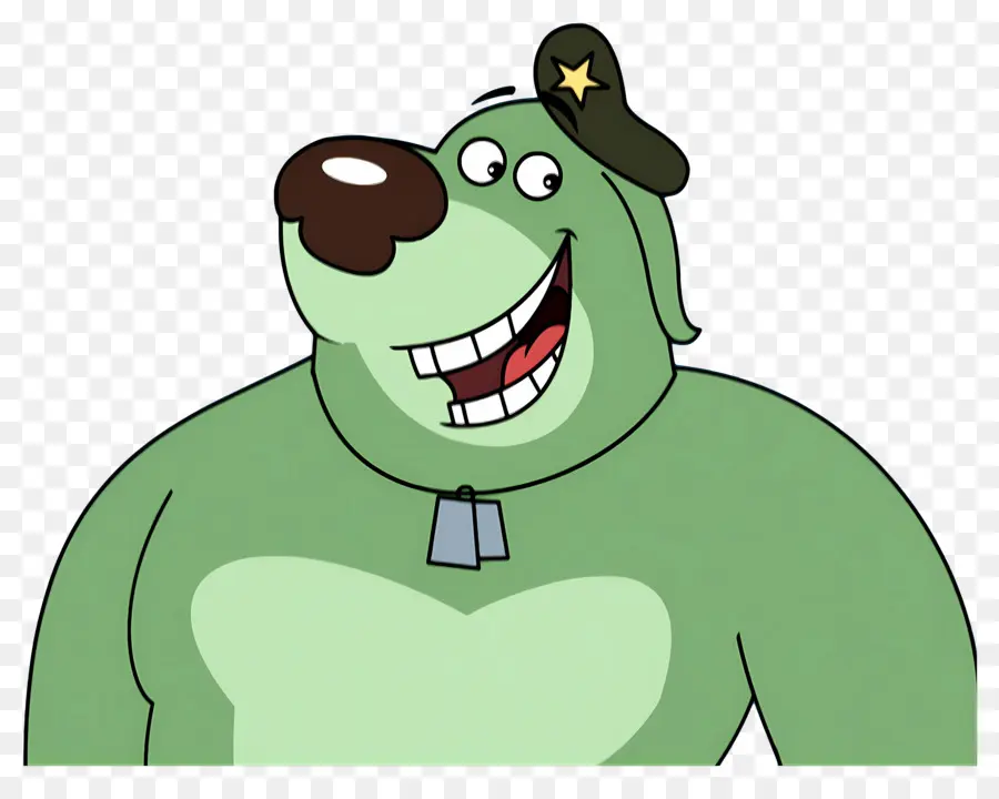 Pakdam Pakdai，Cachorro Verde Dos Desenhos Animados PNG