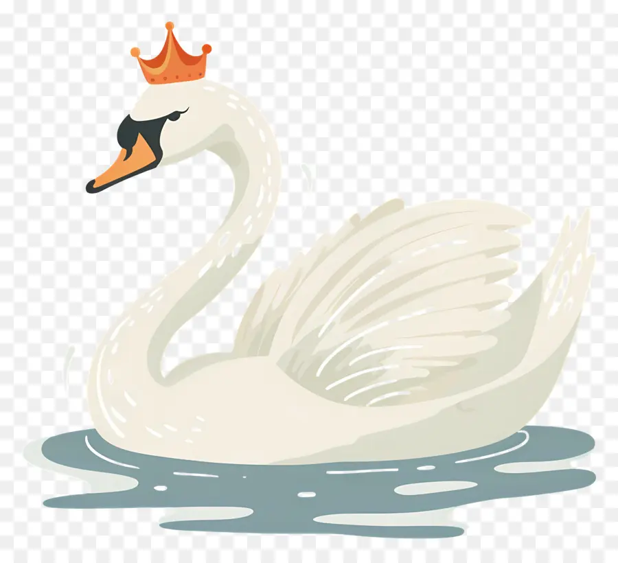 Cisne Branco，Cisne Coroado PNG