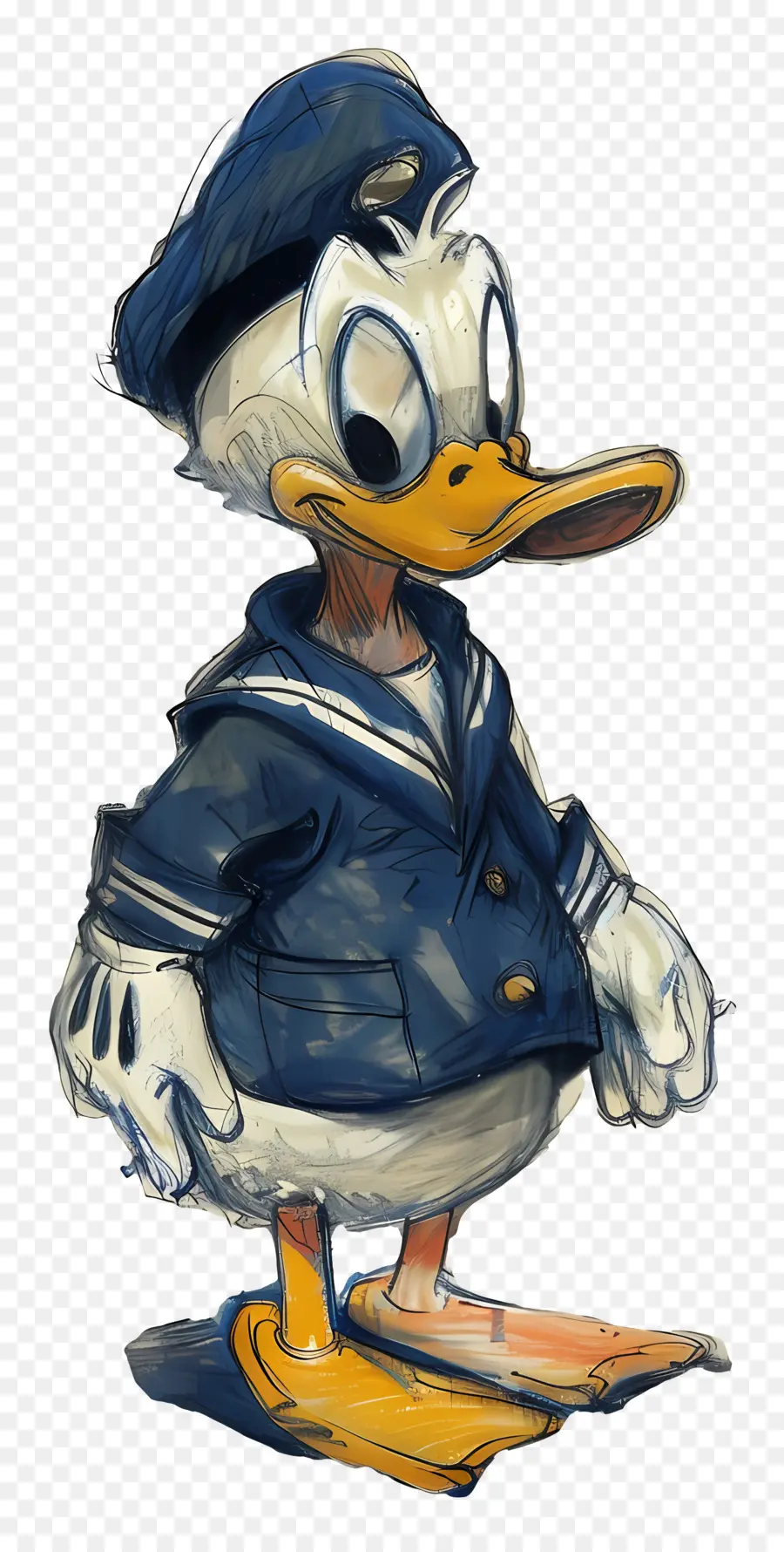 Pato Donald，Pato Com Roupa De Marinheiro PNG