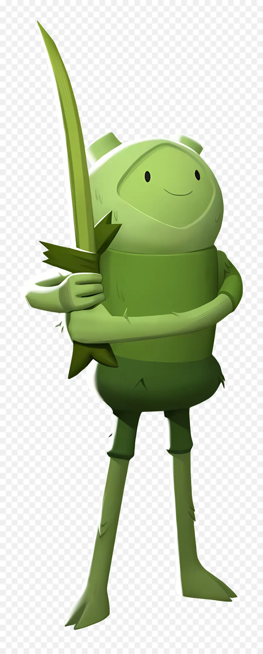 Finn O Humano，Personagem De Planta Verde PNG