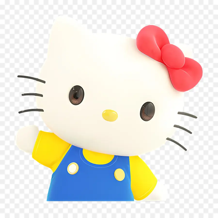 OlÁ Gatinho，Gato Branco Com Laço Vermelho PNG