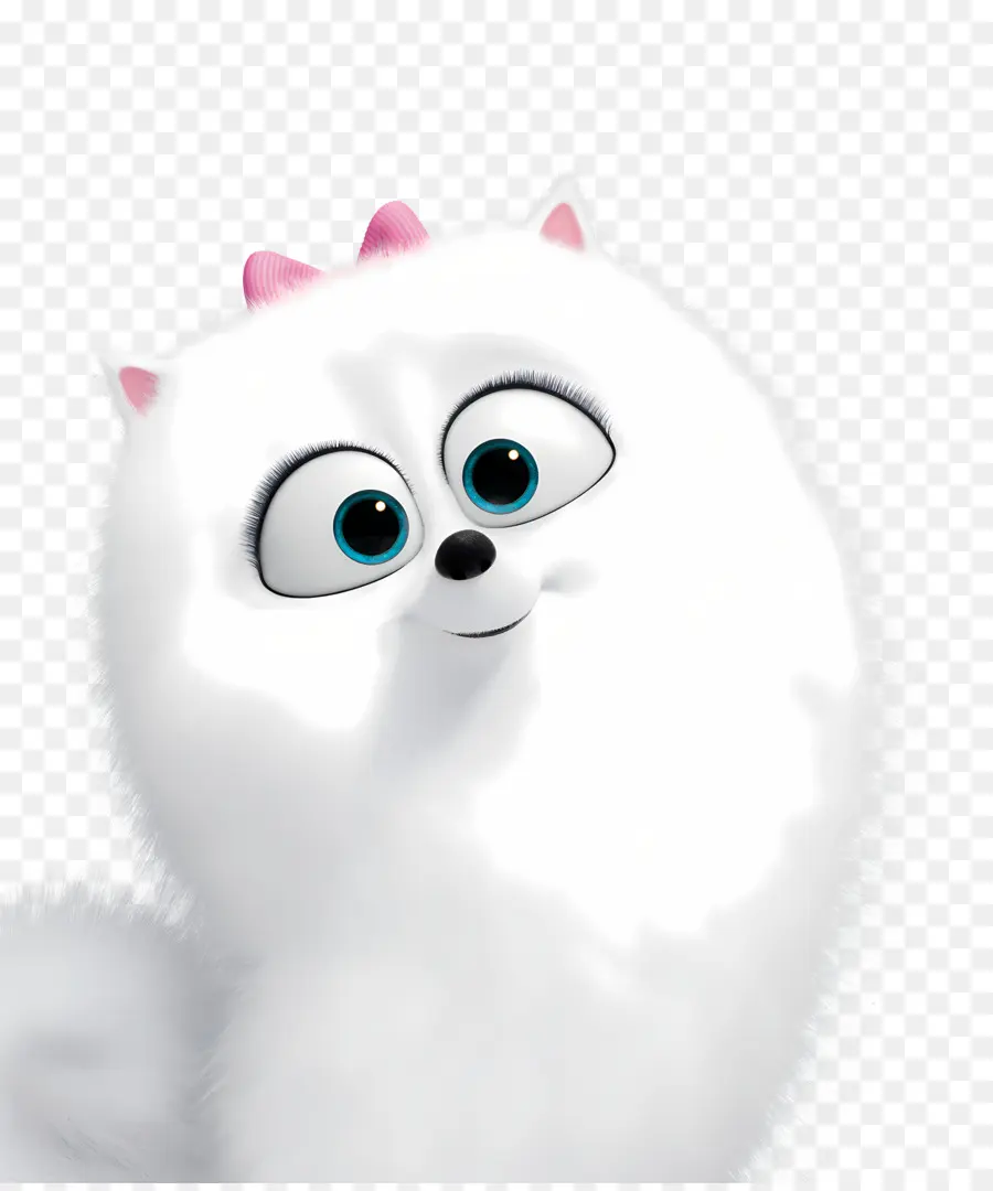 A Vida Secreta Dos Animais De Estimação 2，Cachorro Branco Fofo PNG