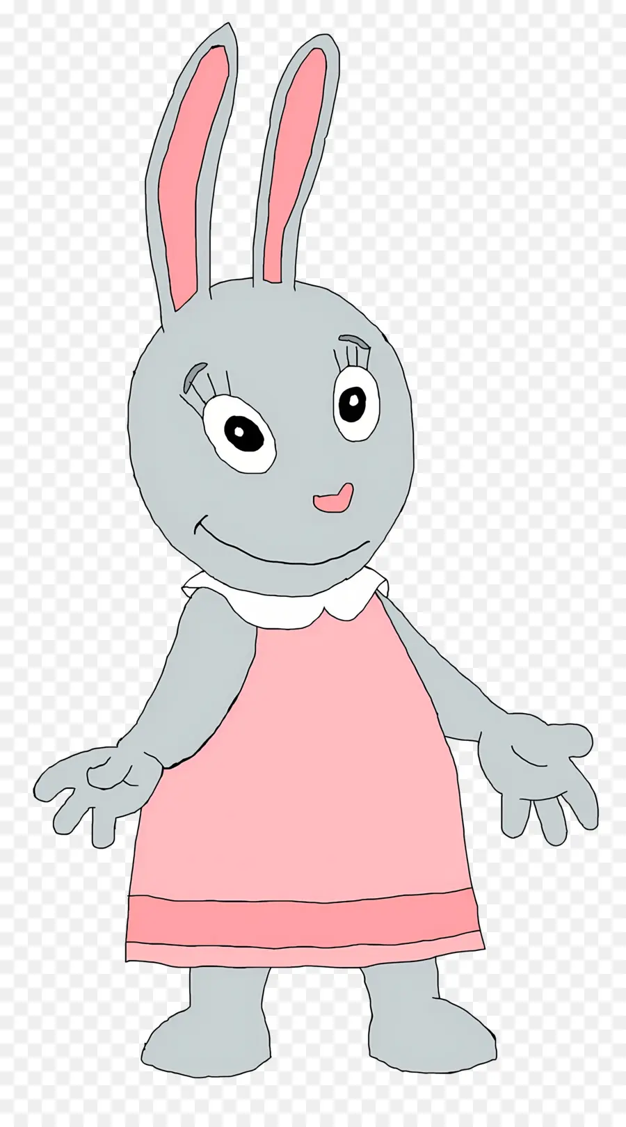 Mundo De Backyardigans，Coelhinha De Vestido Rosa PNG