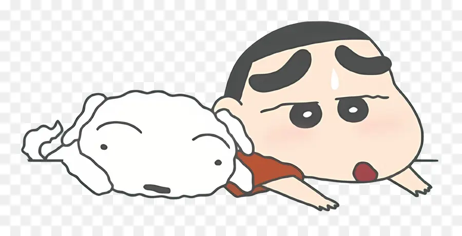 Shinchan，Menino E Cachorro De Desenho Animado PNG