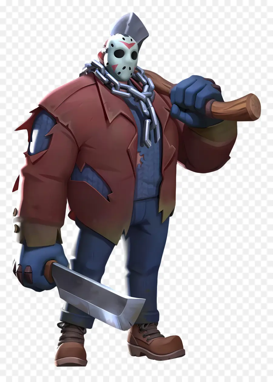 Jason，Personagem Mascarado Com Armas PNG