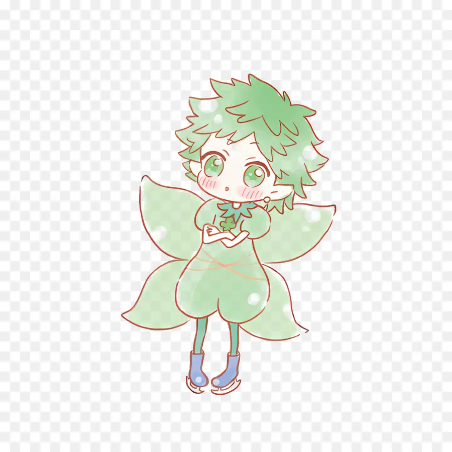 Rilu Rilu Fairilu，Fada Verde PNG