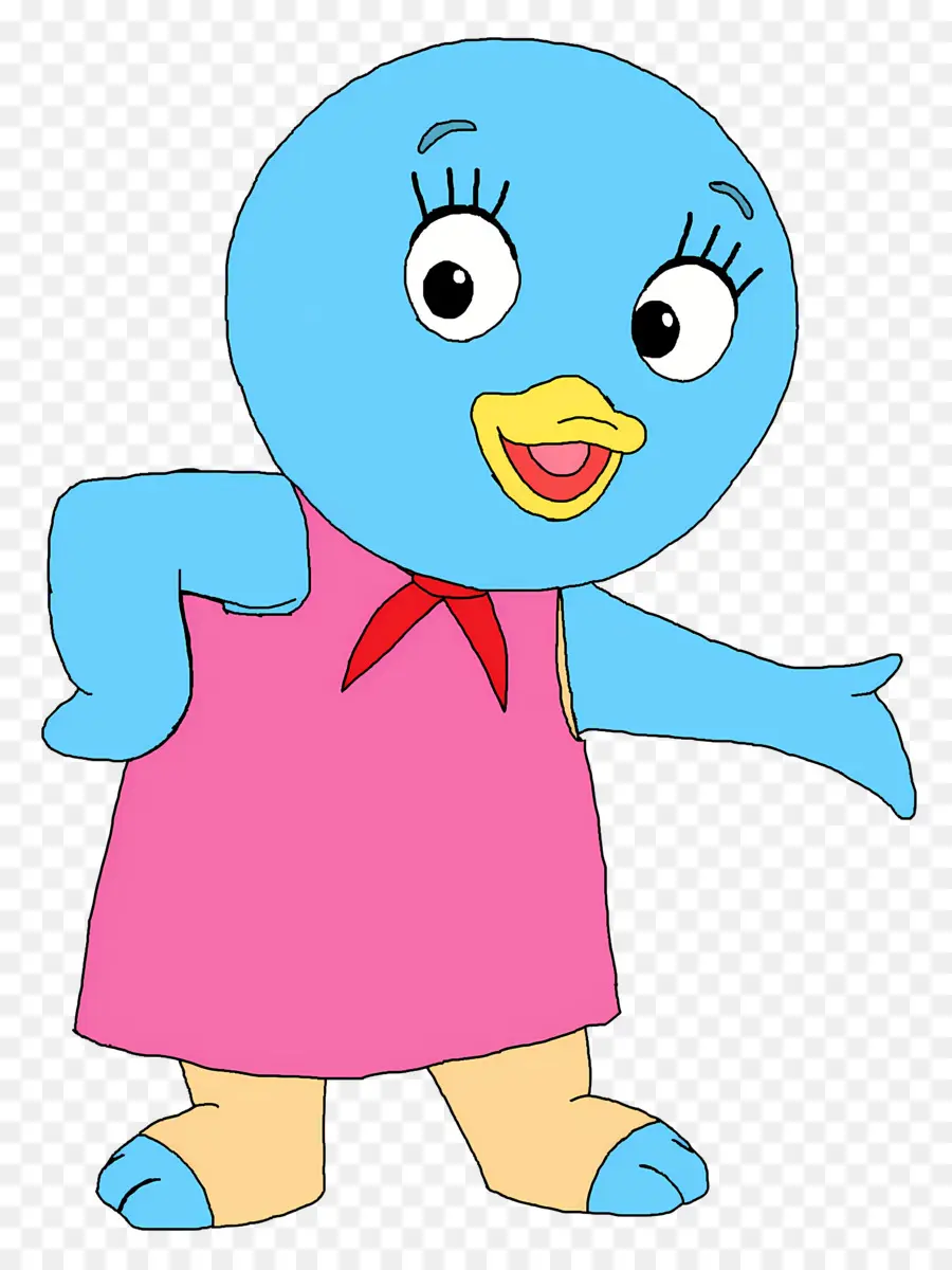 Mundo De Backyardigans，Pássaro Azul PNG