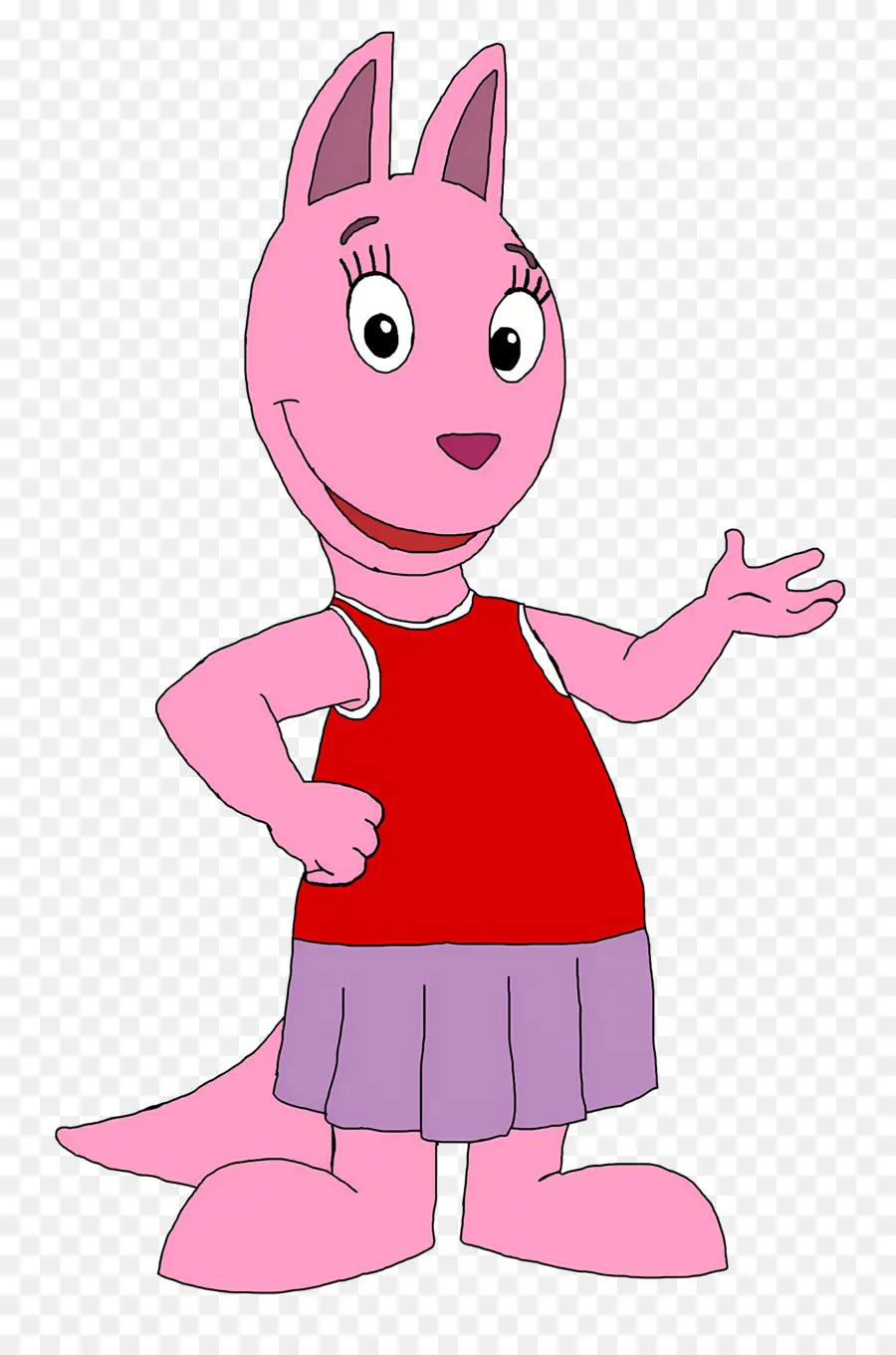 Mundo De Backyardigans，Canguru Rosa PNG