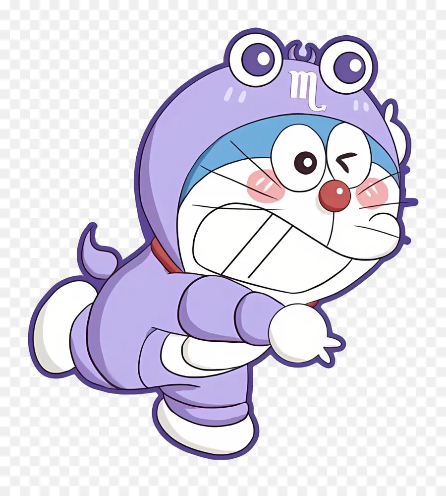 Doraemon，Gato Robô Azul PNG