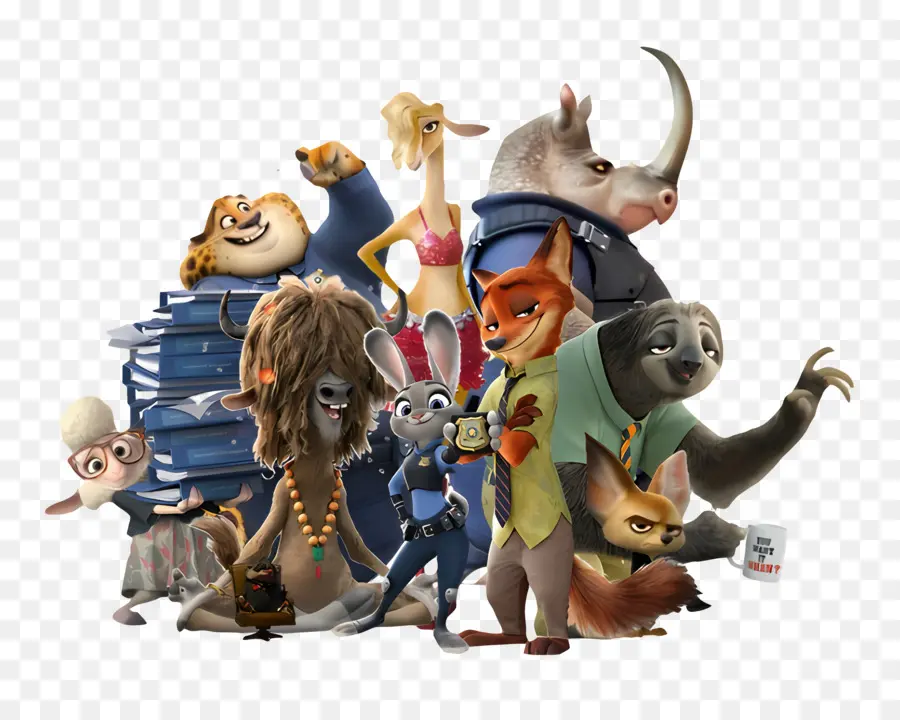 Zootopia，Grupo Animal PNG