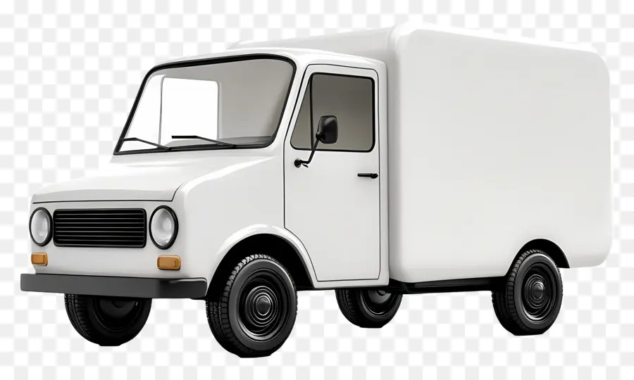 Carro De Entrega，Caminhão De Entrega Branco PNG