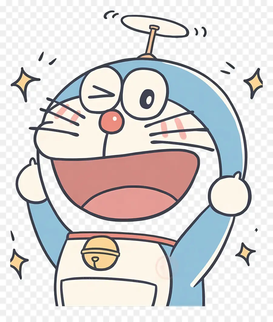 Doraemon，Robô Azul Animado PNG