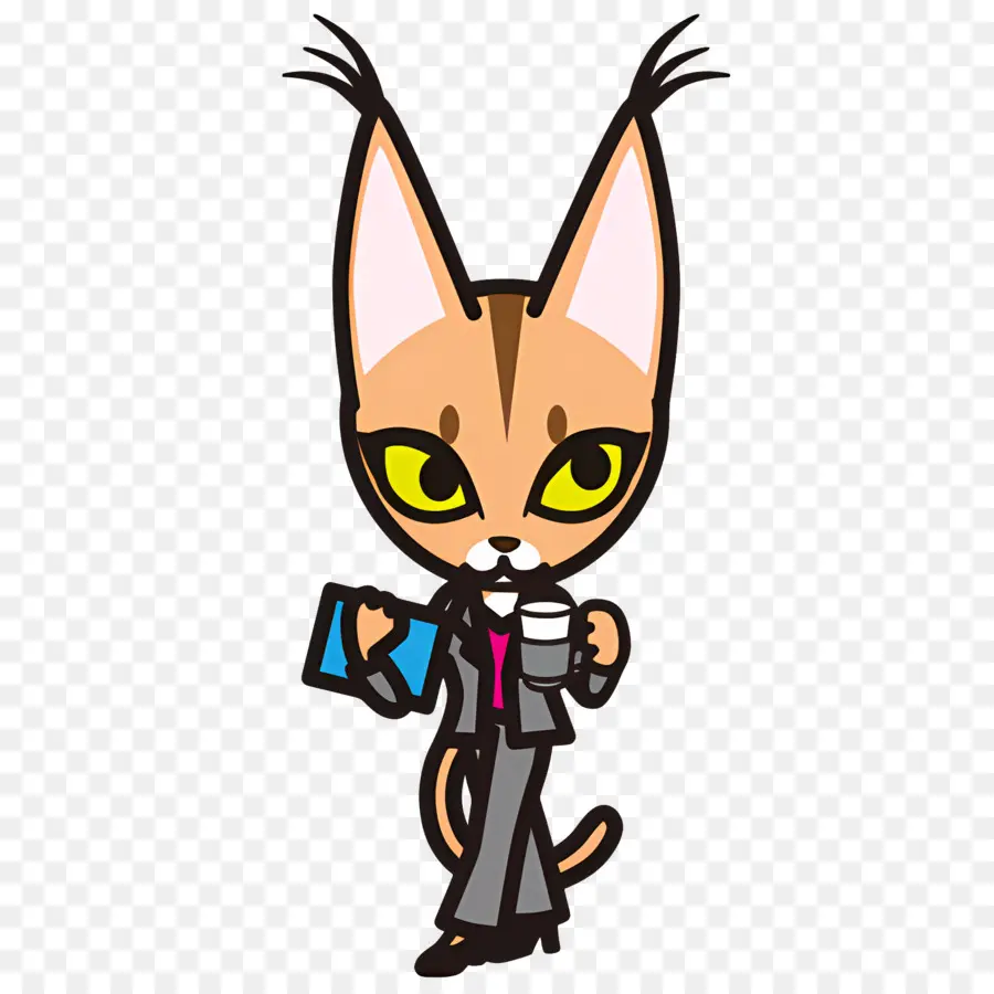 Retsuko Agressivo，Personagem De Gato PNG