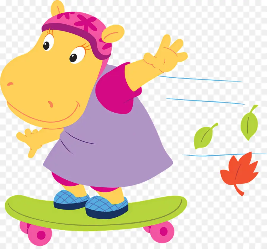 Backyardigans，Hipopótamo Amarelo PNG