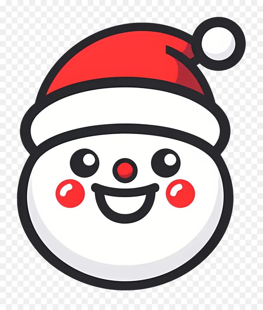 Cabeça De Papai Noel，Boneco De Neve PNG