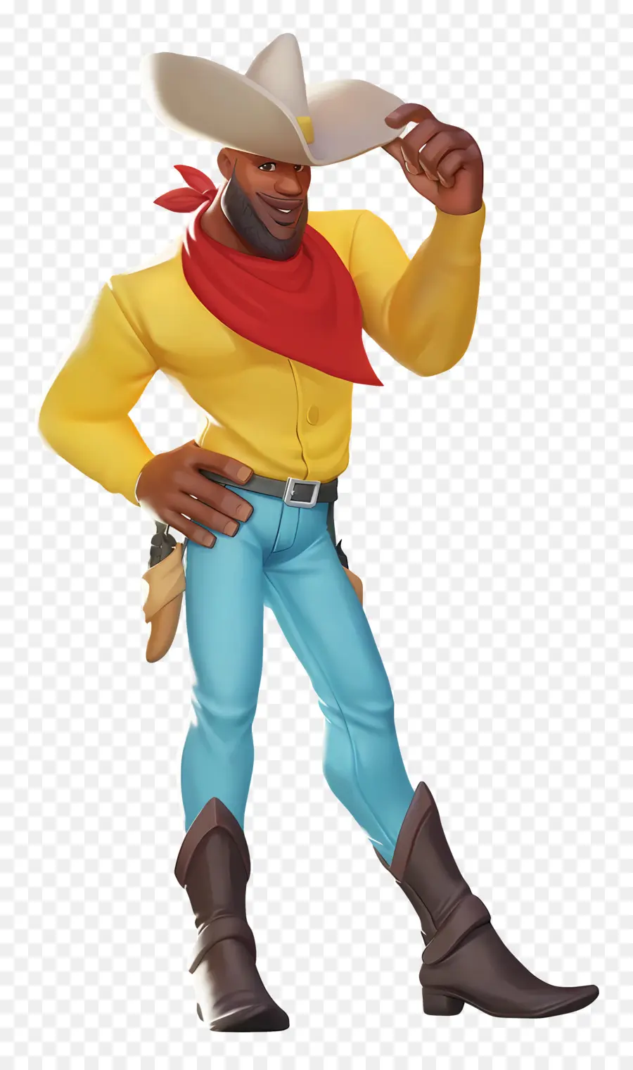 Lebron，Personagem De Vaqueiro PNG