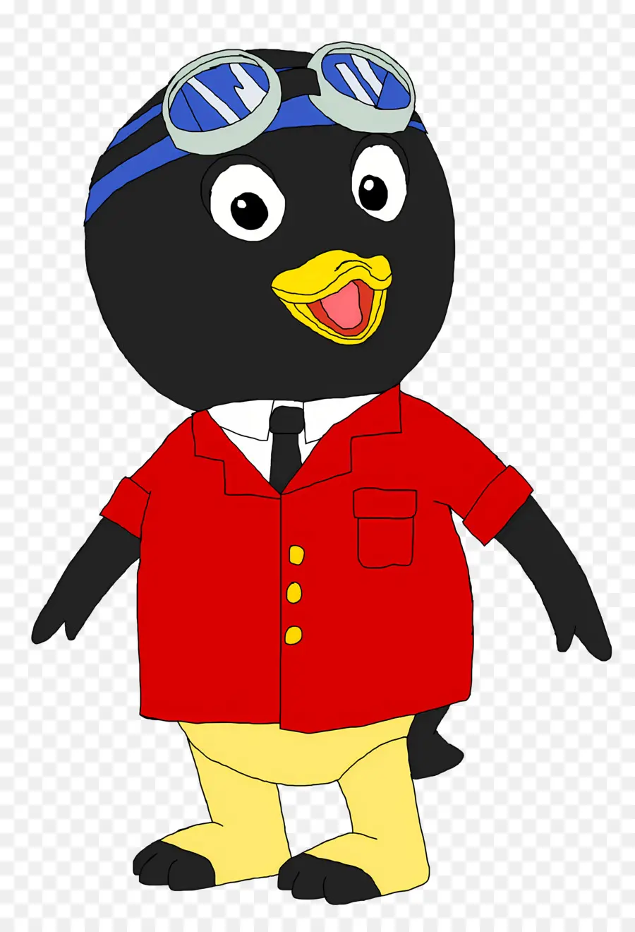 Mundo De Backyardigans，Pinguim Preto PNG