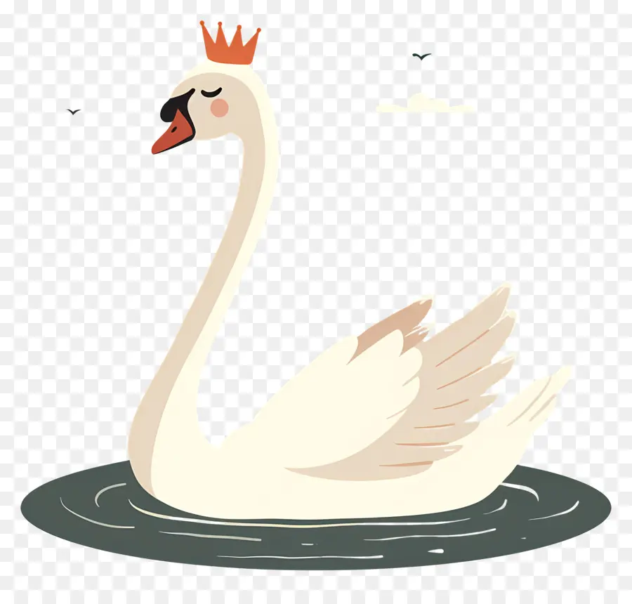 Cisne Branco，Cisne Coroado PNG