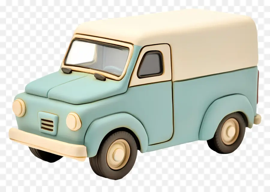 Carro De Entrega，Van De Brinquedo Vermelha E Branca PNG