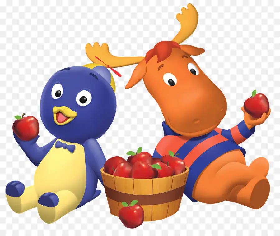 Backyardigans，Pinguim Azul PNG