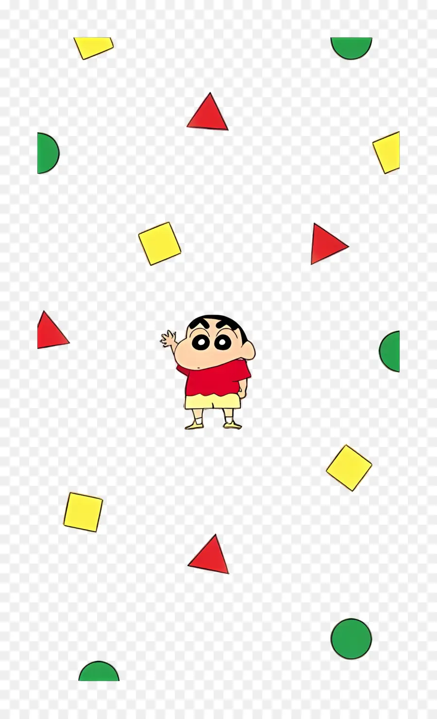 Shinchan，Personagem De Desenho Animado Com Formas PNG